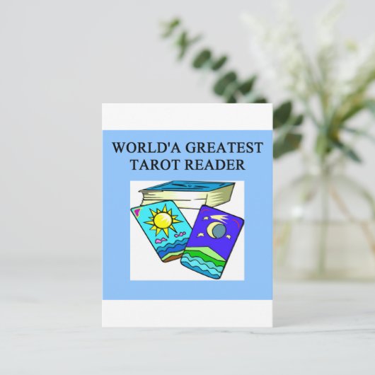 Tarot-Kartenlesegerät Postkarte (Stehend Vorderseite)