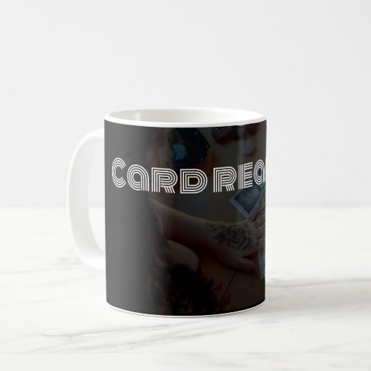 Tarot-Kartenlesen Kaffeetasse (Vorderseite Links)