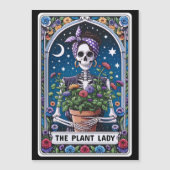 Tarot-Kartenmagazin "Die Pflanze Lady" Magnetkarte (Vorderseite)