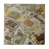 Tarot-Kartenmuster Fliese (Vorderseite)