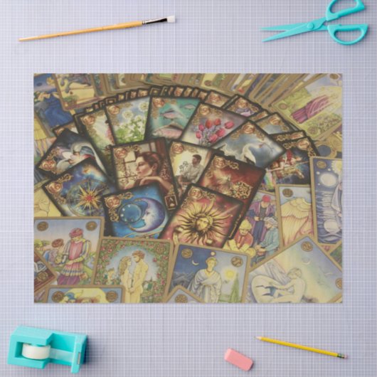Tarot-Kartenpapier Seidenpapier (Basteln)