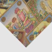 Tarot-Kartenpapier Seidenpapier (Detail)