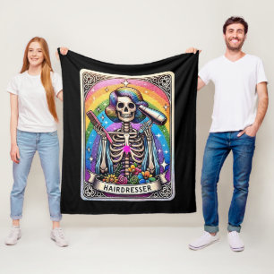 Tarot-Kartensammlung für den Friseur Fleecedecke