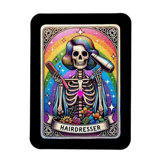 Tarot-Kartensammlung für den Friseur Magnet (Vertikal)