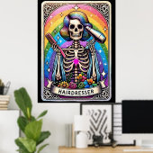 Tarot-Kartensammlung für den Friseur Poster (Heimbüro)