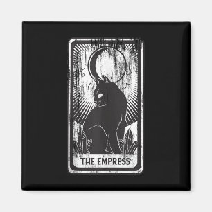 Tarot-Kartenverkleidung der Black Cat Magnet
