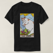 Tarot Katze Die dumme Tarot-Karte Weinkasse Meme S T-Shirt (Design vorne)