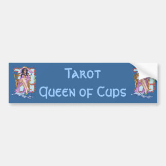 Tarot-Königin der Schalen Autoaufkleber