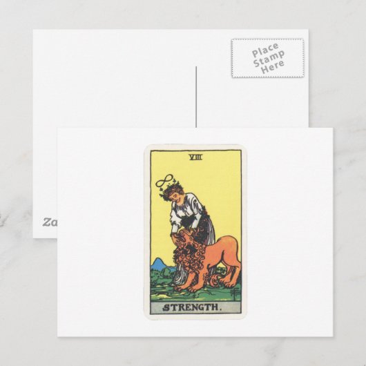 Tarot Kraft Postkarte (Vorne/Hinten)