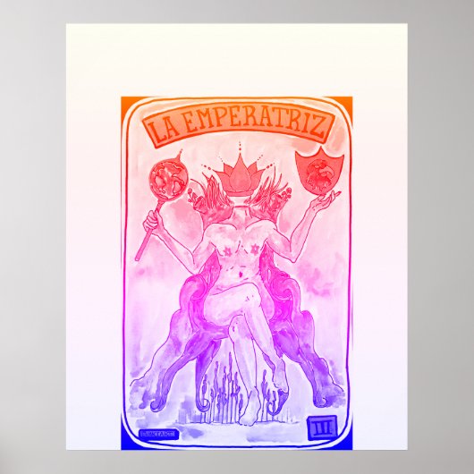 Tarot LA Temperatriz Poster (Vorne)