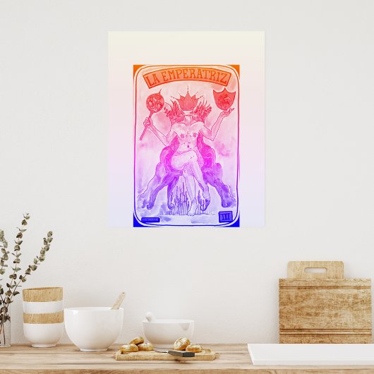 Tarot LA Temperatriz Poster (Küche)