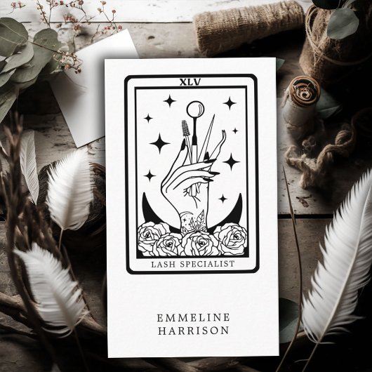 Tarot Lash Specialist Visitenkarte