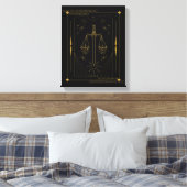 Tarot Leinwanddruck (Insitu (Schlafzimmer))