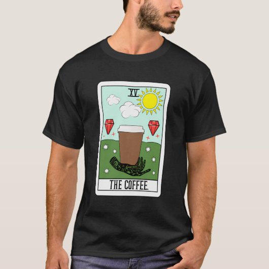 Tarot-Lesekarte T-Shirt (Vorderseite)