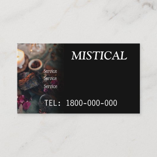 TAROT-LESERKARTE VISITENKARTE (Vorderseite)