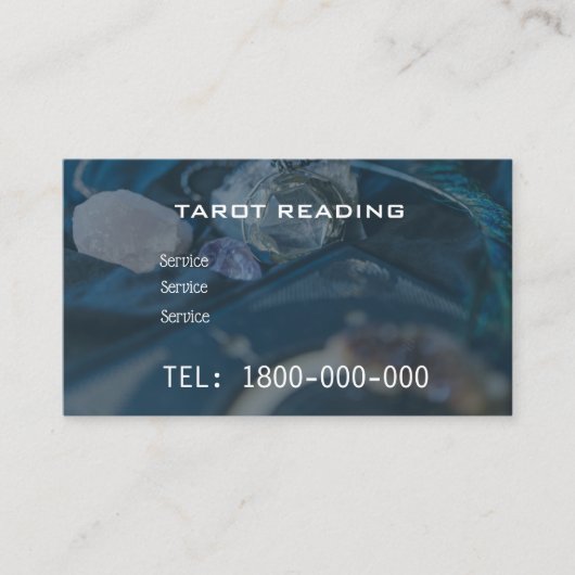 TAROT-LESERKARTE VISITENKARTE (Vorderseite)