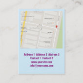 Tarot-Lesung - Geschäfts-Karte Visitenkarte (Rückseite)