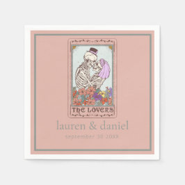 Tarot Liebhaber Skelettnamen Datum Hochzeit Serviette
