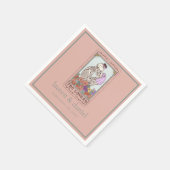Tarot Liebhaber Skelettnamen Datum Hochzeit Serviette (Ecke)