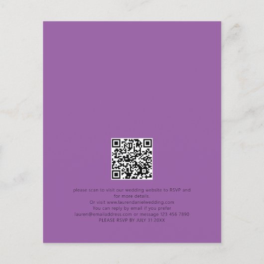 Tarot liebt Minimalistischen Text QR Code Gothic W (Rückseite)