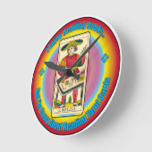 Tarot Lover’s Wall Clock Runde Wanduhr (Winkel)