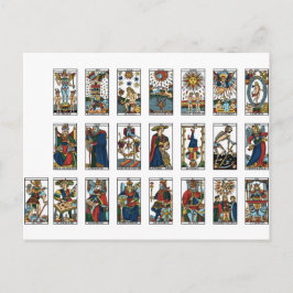 Tarot Major Arcana Postkarte