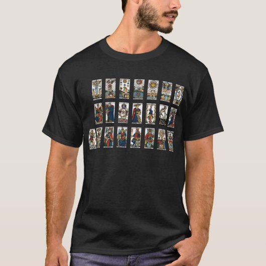 Tarot Major Arcana T-Shirt (Vorderseite)