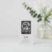 Tarot Makeup Artist Business Card Visitenkarte (Stehend Vorderseite)