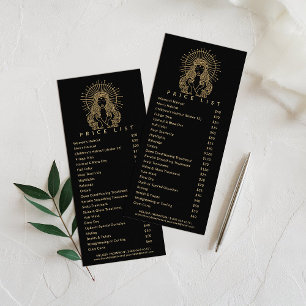 Tarot Makeup Hair Nails Lashes Salon Werbekarte