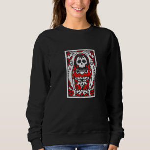 Tarot Matroshka Doll Gothic Satanic Baphomet Death Sweatshirt
