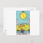 Tarot-Mond Postkarte (Vorne/Hinten)