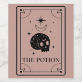 Tarot Mystic Fortune Wine Label Weinetikett (Einzelnes Label)