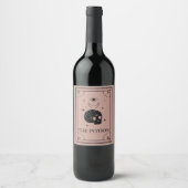 Tarot Mystic Fortune Wine Label Weinetikett (Vorderseite)