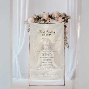 Tarot Mystic Woman Eye Moon Gold Banner