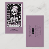 Tarot Nail Salon Business Card Visitenkarte (Vorne/Hinten)