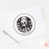 Tarot Nail Tech-Produkt Runder Aufkleber (Umschlag)
