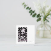 Tarot Nail Technician Business Card Quadratische Visitenkarte (Stehend Vorderseite)