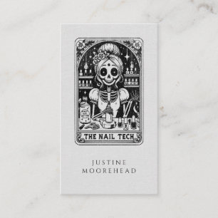 Tarot Nail Technician Business Card Visitenkarte