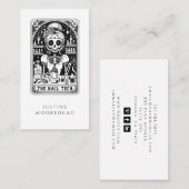 Tarot Nail Technician Business Card Visitenkarte (Vorne/Hinten)