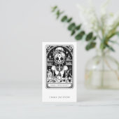 Tarot Nail Technician Business Card Visitenkarte (Stehend Vorderseite)