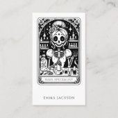 Tarot Nail Technician Business Card Visitenkarte (Vorderseite)