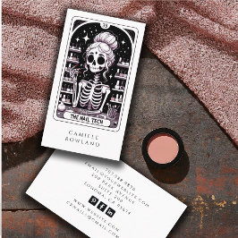 Tarot Nail Technician Business Card Visitenkarte