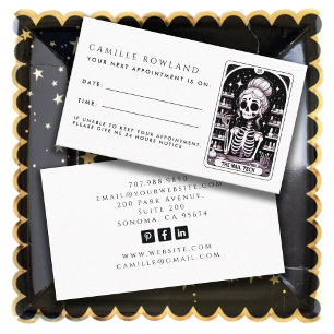 Tarot Nail Techniker Personalausweis Terminkarte