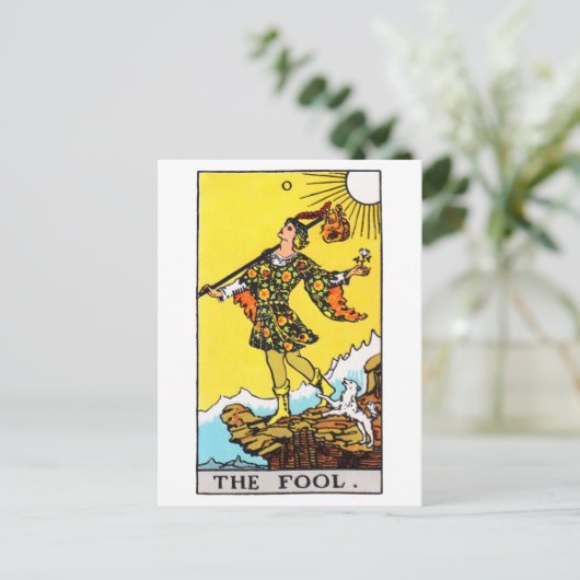 Tarot-Narr Postkarte (Stehend Vorderseite)
