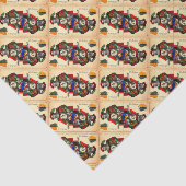 Tarot Nr. 1 des 19. Jahrhunderts Seidenpapier (Ausschnitt)