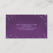 Tarot-/Oracle-Karten mit Kristallkugel und Kristal Visitenkarte (Rückseite)