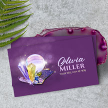 Tarot-/Oracle-Karten mit Kristallkugel und Kristal