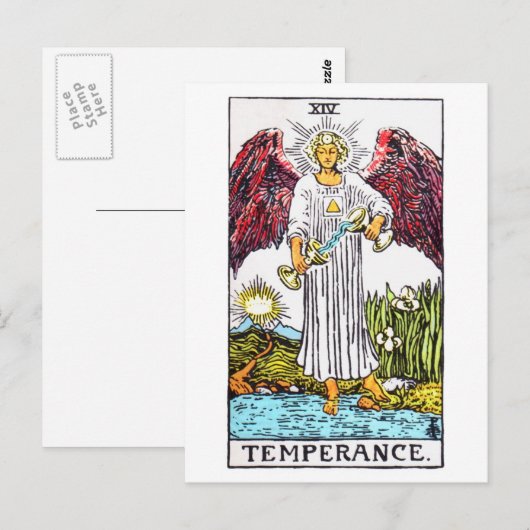 Tarot Postkarte (Vorne/Hinten)
