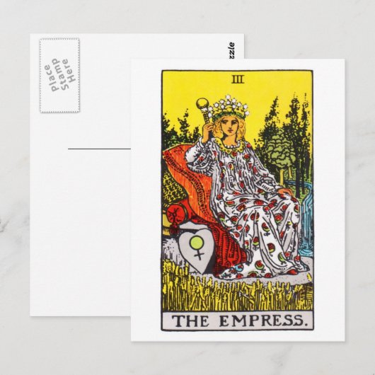 Tarot Postkarte (Vorne/Hinten)
