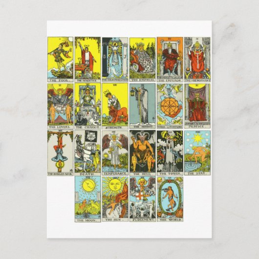 Tarot Postkarte (Vorderseite)